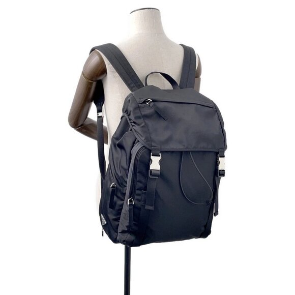 PRADA Backpack Nylon Black 2VZ062 - Picture 10 of 16